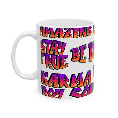 Motivational Graffiti Design Mug