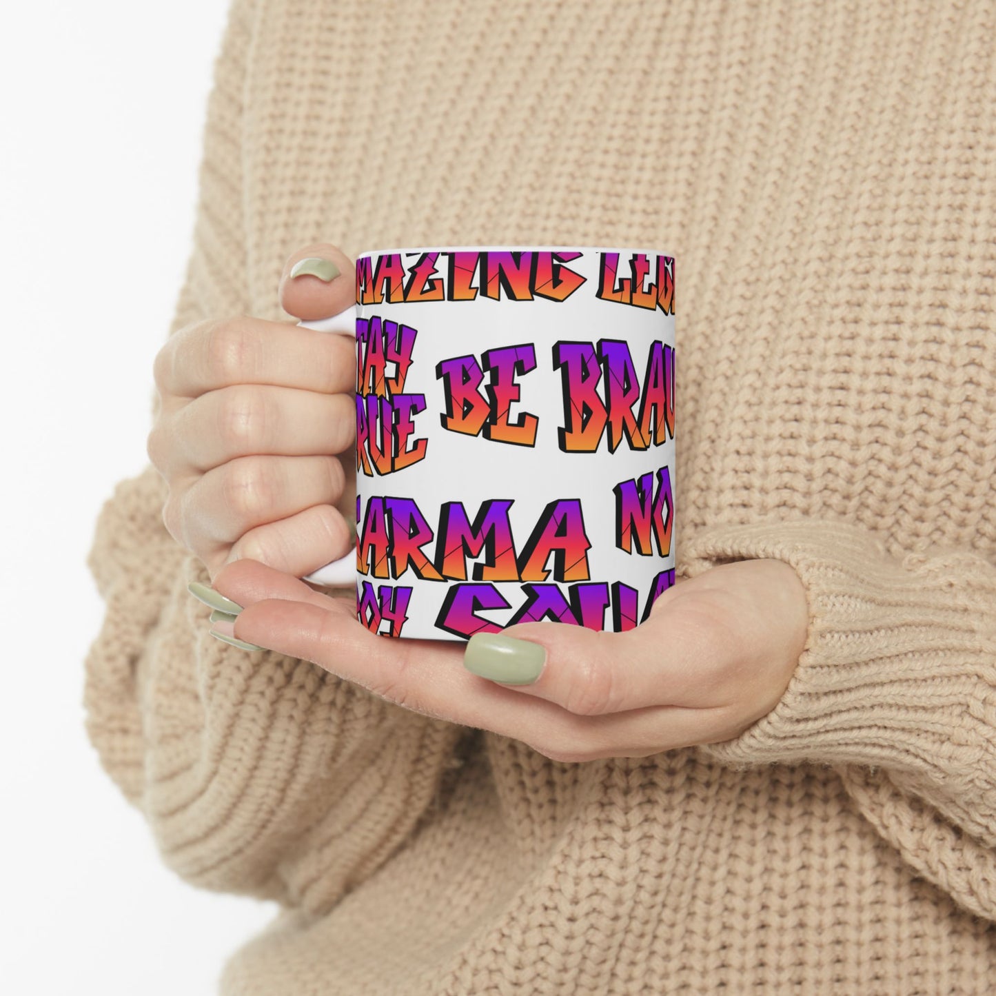 Motivational Graffiti Design Mug